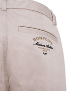 Pantaloni per bambino Bonpoint beige con logo W05BPAW00002 008 BONPOINT 
