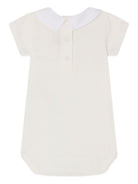 Tutina per neonati Bonpoint bianca con dettaglio ricamato C06OUNK00001 002 BONPOINT KIDS 