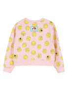 Felpa per bambina The Marc Jacobs Kids x Disney rosa con stampa baseball all-over W60748 475 THE MARC JACOBS KIDS 