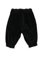 Pantaloni per neonato Album di Famiglia Kids neri con polsini elasticizzati 25W23389 BK ALBUM DI FAMIGLIA 