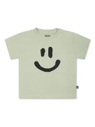 T-shirt con stampa per bambino Molo verde con scollo rotondo 6S25A207 5406 MOLO KIDS 