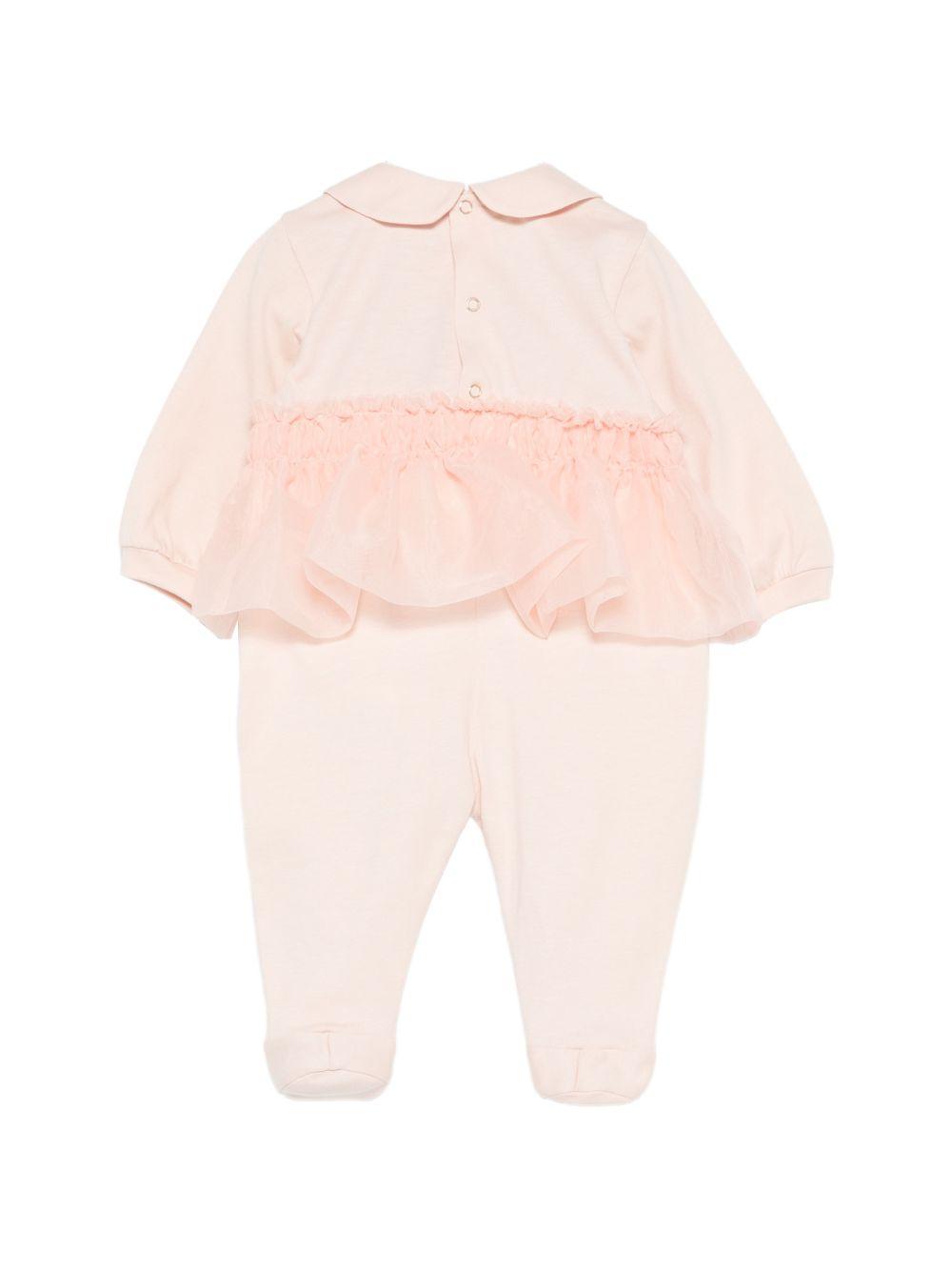 Tutina per neonata Elisabetta Franchi La Mia Bambina con ruches ENTU1560JF054 C036 ElISABETTA FRANCHI KIDS 