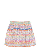 Gonna per neonata Missoni Kids multicolore con motivo a zigzag MY7011 Q0107 999 MISSONI KIDS 