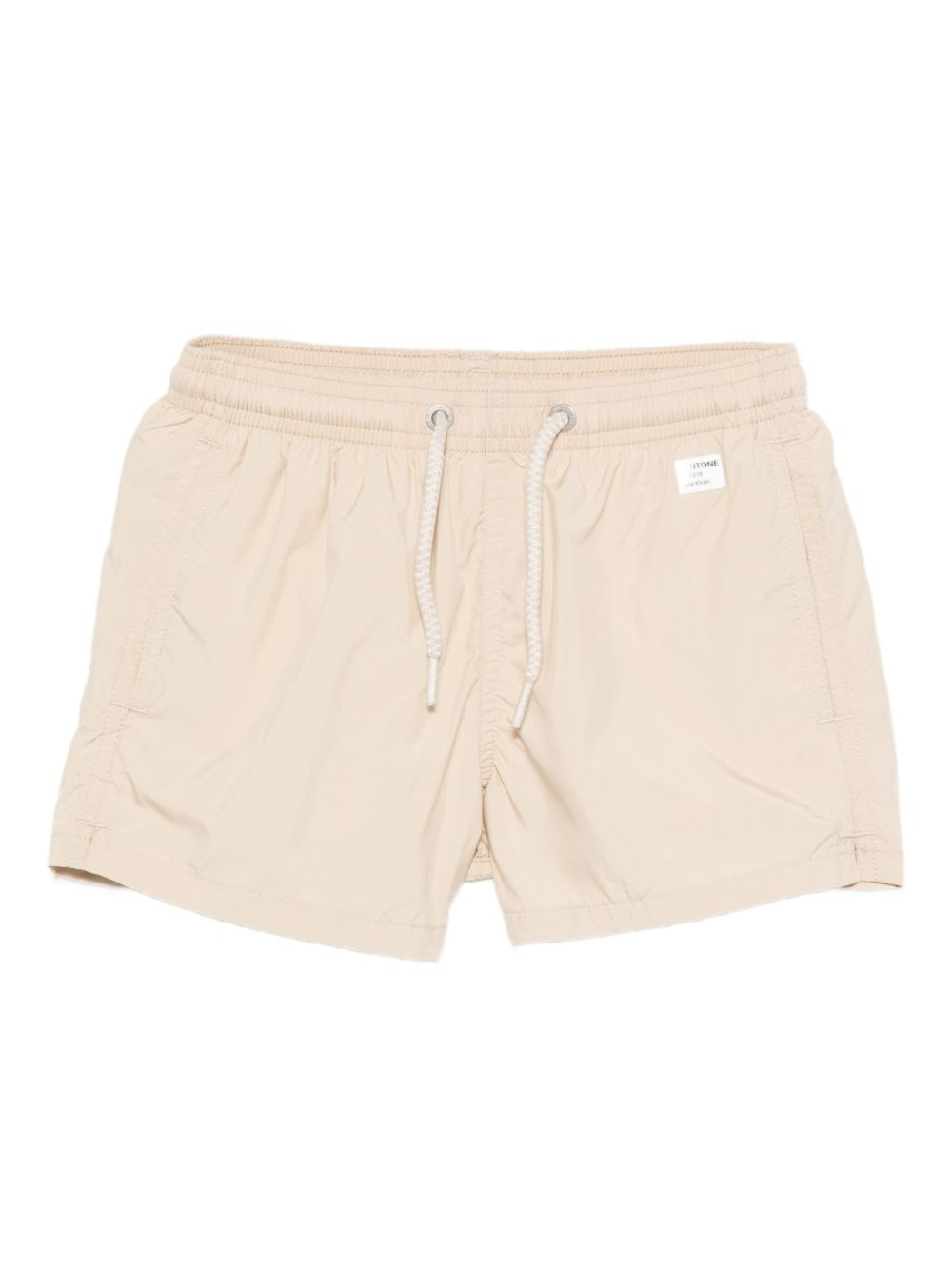 Costume per bambino MC2 Saint Barth Kids beige con toppa con logo sul retro JEA0012 00061L MC2 ST. BARTH KIDS 
