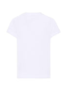 T-shirt per bambini Moschino Kids bianco con stampa Teddy Bear HUM05OLAA03 10101 MOSCHINO KIDS 