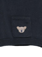 Maglione per neonato Donsje blu con ricamo koala 3037803 00027 DONSJE 