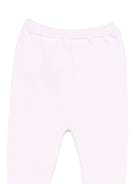 Set maglia con pantaloni per neonata Paz Rodriguez rosa con finitura in pizzo 103-123382 3701 PaZ RODRIGUEZ KIDS 