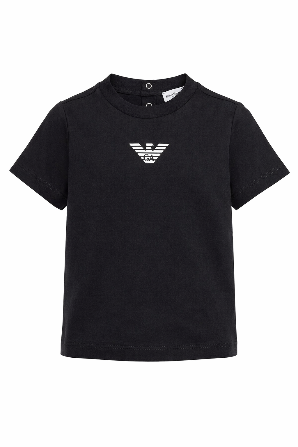 T-shirt per neonato Emporio Armani Kids blu scuro con logo aquila EB000419 AF15013 MB250 EMPORIO ARMANI KIDS 