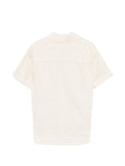 Camicia per bambino Paul & Shark Kids beige a maniche corte WUC002LUC01 20170 PAUL & SHARK KIDS 