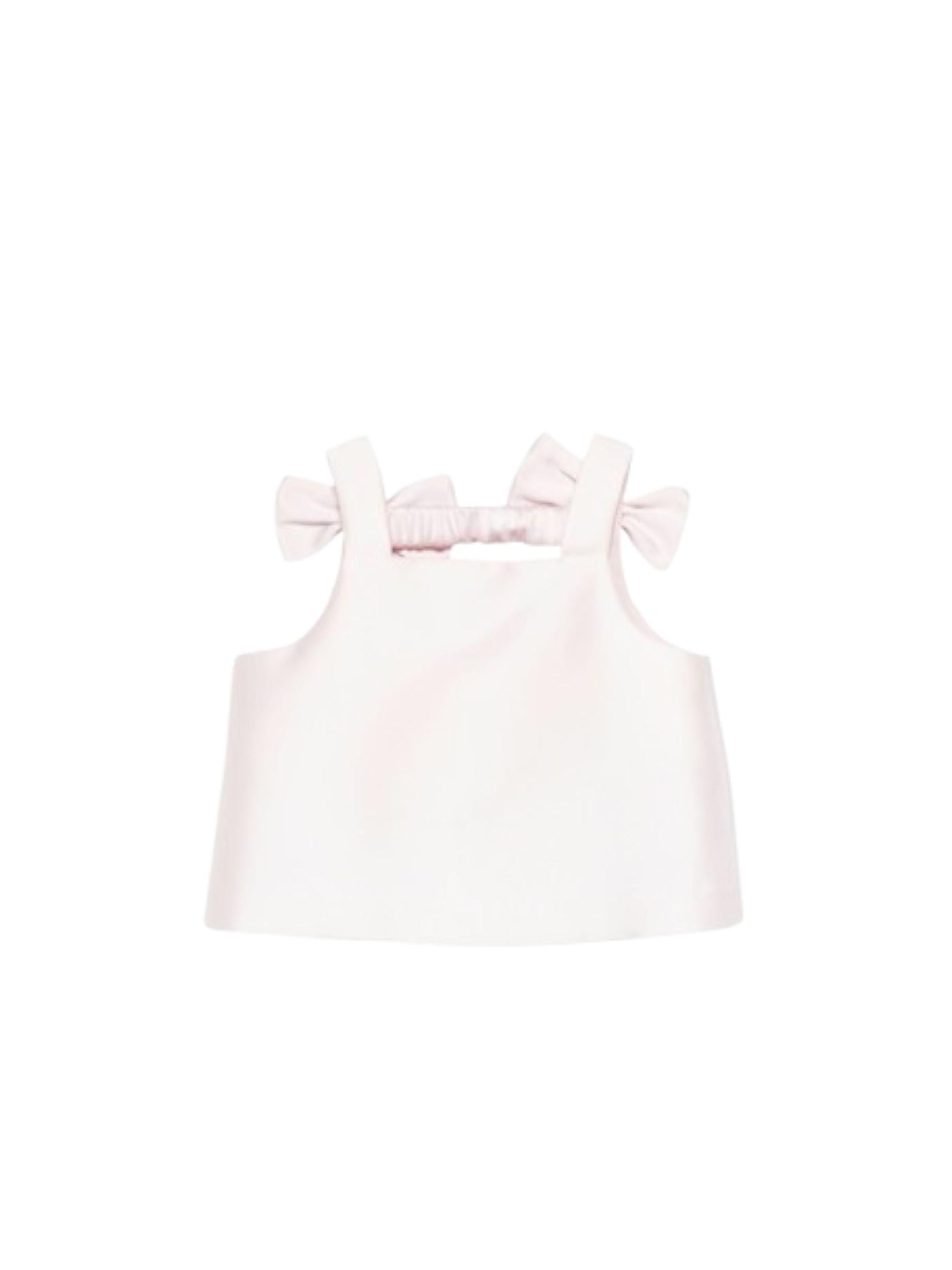 Top per bambina Simonetta rosa con dettaglio fiocco SY5A92 S0251 515 SIMONETTA KIDS 