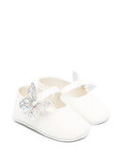 Ballerine per neonata BabyWalker bianco con farfalle PB1658 WHITE BABYWALKER KIDS 