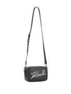 Borsa a spalla per bambina Karl Lagerfeld Kids nera con strass Z31022 09B KARL LAGERFELD KIDS 