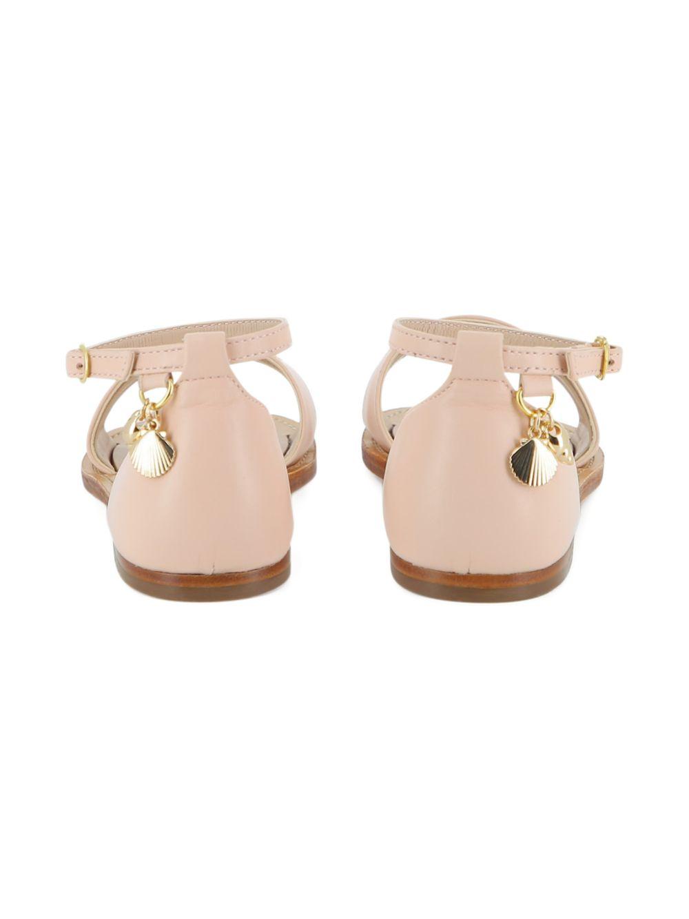 Sandali per bambina Chloé Kids rosa con dettaglio con logo C20878 46J CHLOE' KIDS 
