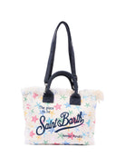 Borsa Colette MC2 Saint Barth bianca con stampa stelle marine COL0001 00578L MC2 ST. BARTH KIDS 