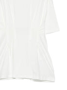 T-shirt per bambina Douuod Kids bianca con dettagli arricciati DY8A21 Z3708 101 DOUUOD KIDS 