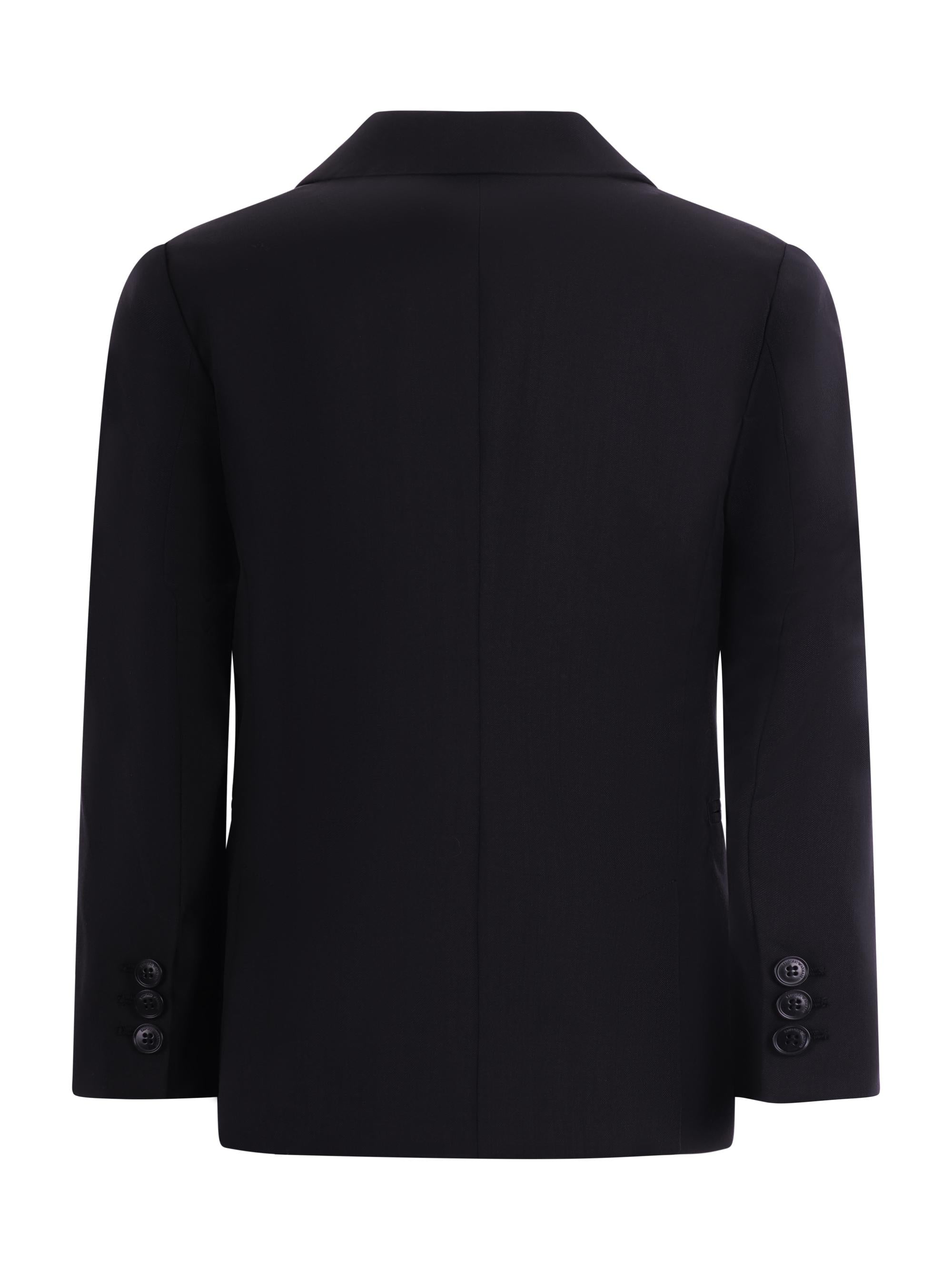 Blazer monopetto Emporio Armani Kids blu navy con revers classici 8N4G20 4N5IZ 0958 EMPORIO ARMANI KIDS 