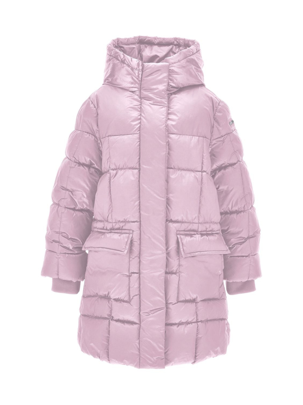Piumino trapuntato per bambina Monnalisa rosa con cappuccio 17F105 6021 0094 MONNALISA 