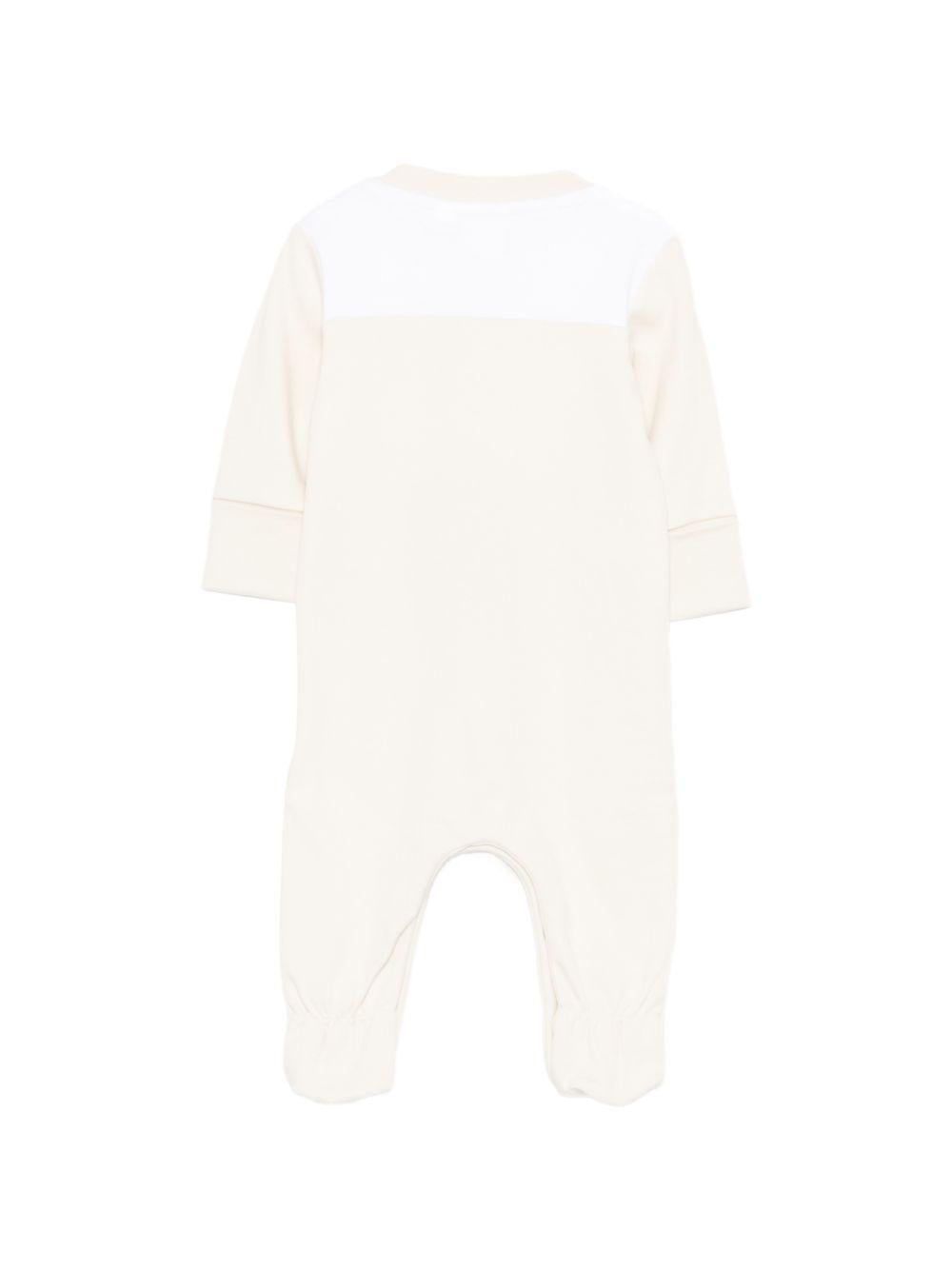 Pigiama per neonato Boss Kidswear beige con chiusura con bottoni J53046 21K BOSS KIDS 