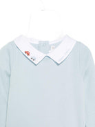 Body per neonato Bonpoint azzurro con ricamo sul colletto W06OUNK00001 015C BONPOINT KIDS 