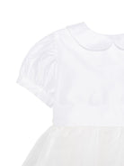 Abito per bambina Mariella Ferrari bianco con inserti in tulle ATI9 074 MARIELLA FERRARI KIDS 