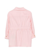 Abito per bambina Balmain Kids rosa con colletto classico BZ1B10 I0196 50HOR BALMAIN KIDS 