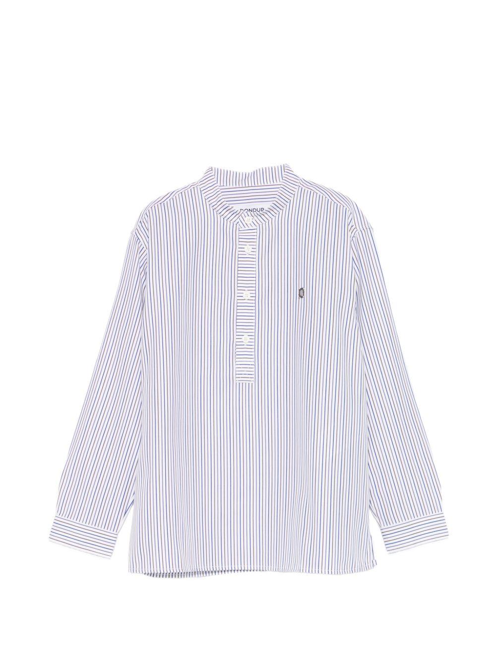 Camicia per bambino DONDUP Kids bianca con design a righe DMCA0510CR024 R001 DONDUP KIDS 