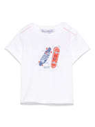 T-shirt per neonato Tartine Et Chocolat bianco con stampa CA10041 77 TArtine & Chocolat KIDS 