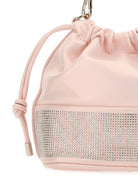Borsa a secchiello per bambina Monnalisa rosa con manico in strass 79G004 7742 0091 MONNALISA 