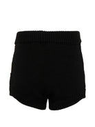 Shorts per bambina Douuod Kids nero con applicazione logo DY6B19 X0071 930 DOUUOD KIDS 