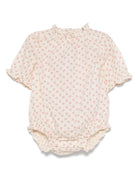 Body Evie per neonata Bonpoint beige con finiture arricciate C05NOVW00001 651 BONPOINT KIDS 