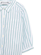 Camicia a righe per neonato Bonpoint bianco con colletto classico S05YSHW00001 247D BONPOINT KIDS 