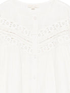 Abito per bambina Louise Misha bianco con maniche corte GRI-S25-S0142 SNOW LOUISE MISHA 