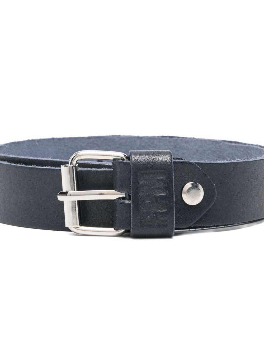 Cintura per bambino Paolo Pecora Kids blu in pelle con fibbia PP4376 BLU PAOLO PECORA KIDS 