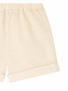 Shorts Ecady per neonato Bonpoint beige con vita elasticizzata S06ZBEW00004 063 BONPOINT KIDS 