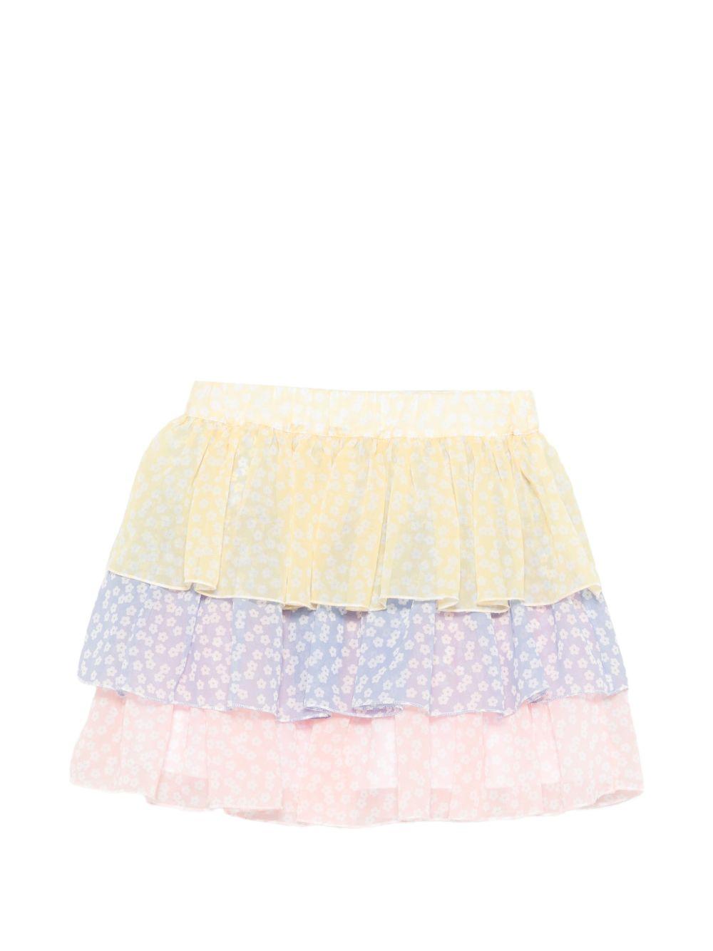 Gonna per bambina Stella McCartney Kids multicolore a fiori TY7A71 K0268 999MC STELLA McCARTNEY KIDS 