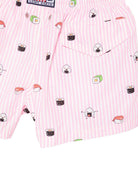 Costume per bambino MC2 Saint Barth Kids rosa con stampa grafica sushi all-over JEA0004 02628L MC2 ST. BARTH KIDS 