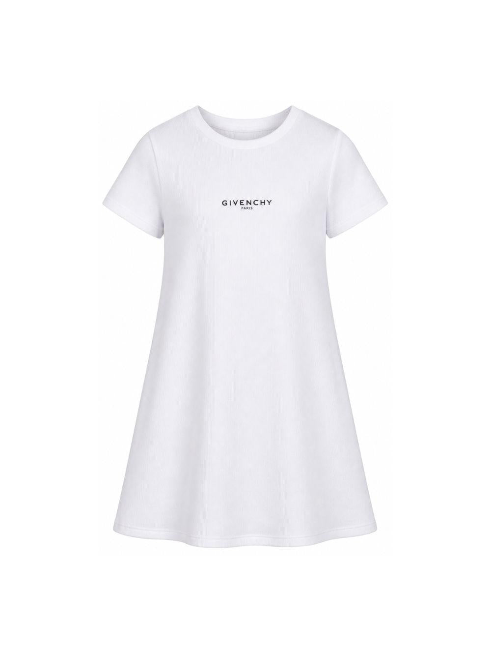 Abito per bambina Givenchy Kids bianco con logo H31222 10P GIVENCHY KIDS 