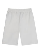Shorts per bambino Kenzo Kids bianco con stampa logo K61696 117 KENZO KIDS 