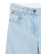 Jeans per bambina Stella McCartney Kids in denim con stampa floreale TX6A00 Z0746 606 STELLA McCARTNEY KIDS 