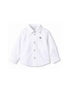Camicia per neonato Emporio Armani Kids bianca con logo 8NHC01 4NGDZ 0100 EMPORIO ARMANI KIDS 