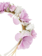 Cerchietto per capelli per bambina Monnalisa viola con applicazione fiori 79G009 7744 0165 MONNALISA 