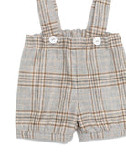 Shorts per neonato Jesurum Baby grigio con bretelle LEO VAR.17 JESURUM 