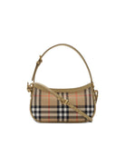 Borsa a spalla per bambina Burberry Kids beige con stampa Vintage Check 8126023 B9368 BURBERRY KIDS 