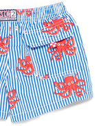 Costume da bagno per bambino MC2 Saint Barth Kids multicolore con stampa polpo JEA0001 02043L MC2 ST. BARTH KIDS 