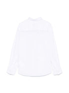 Camicia per bambino Paolo Pecora Kids bianco con ricamo logo PP4042 GESSO PAOLO PECORA KIDS 