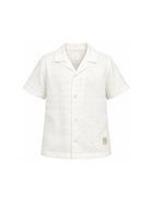 Camicia per bambino Eleventy Kids bianca con design a fantasia EY5P61 P0582 101GR ELEVENTY KIDS 
