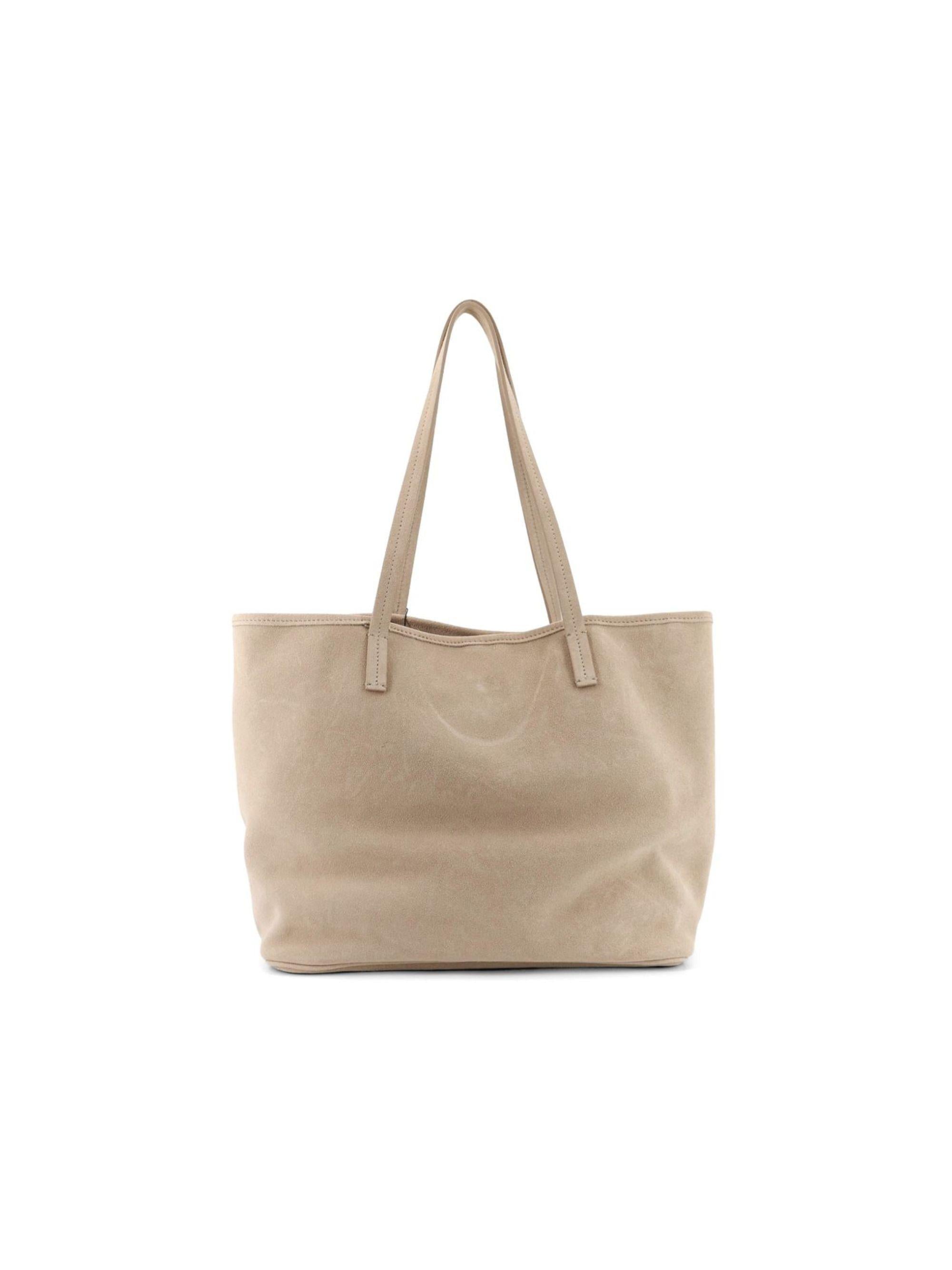 Borsa City MC2 Saint Barth beige con logo tono su tono CB0003 00102L MC2 ST. BARTH KIDS 
