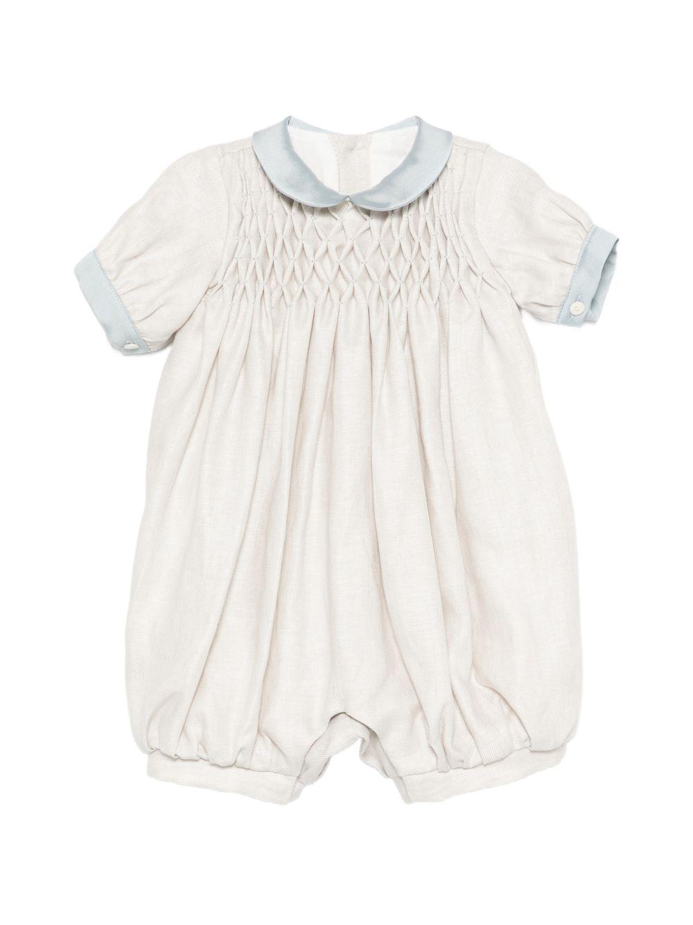 Tutina per neonato La Stupenderia grigio chiaro con dettagli azzurri 2CBPG51 D12 LA STUPENDERIA KIDS 