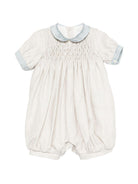 Tutina per neonato La Stupenderia grigio chiaro con dettagli azzurri 2CBPG51 D12 LA STUPENDERIA KIDS 