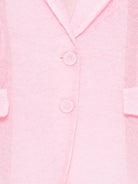 Blazer per bambina Vivetta rosa con chiusura frontale e tasca a filetto sul petto VE2550 ROSA VIVETTA KIDS 